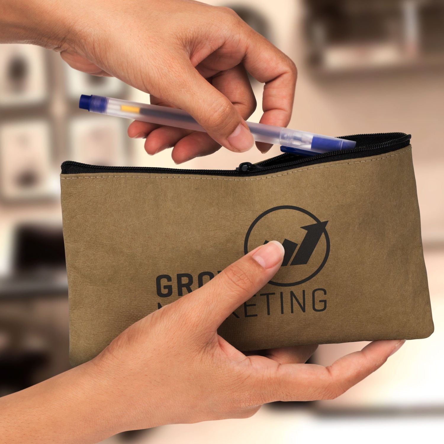 122389 - Kraft Pencil Case