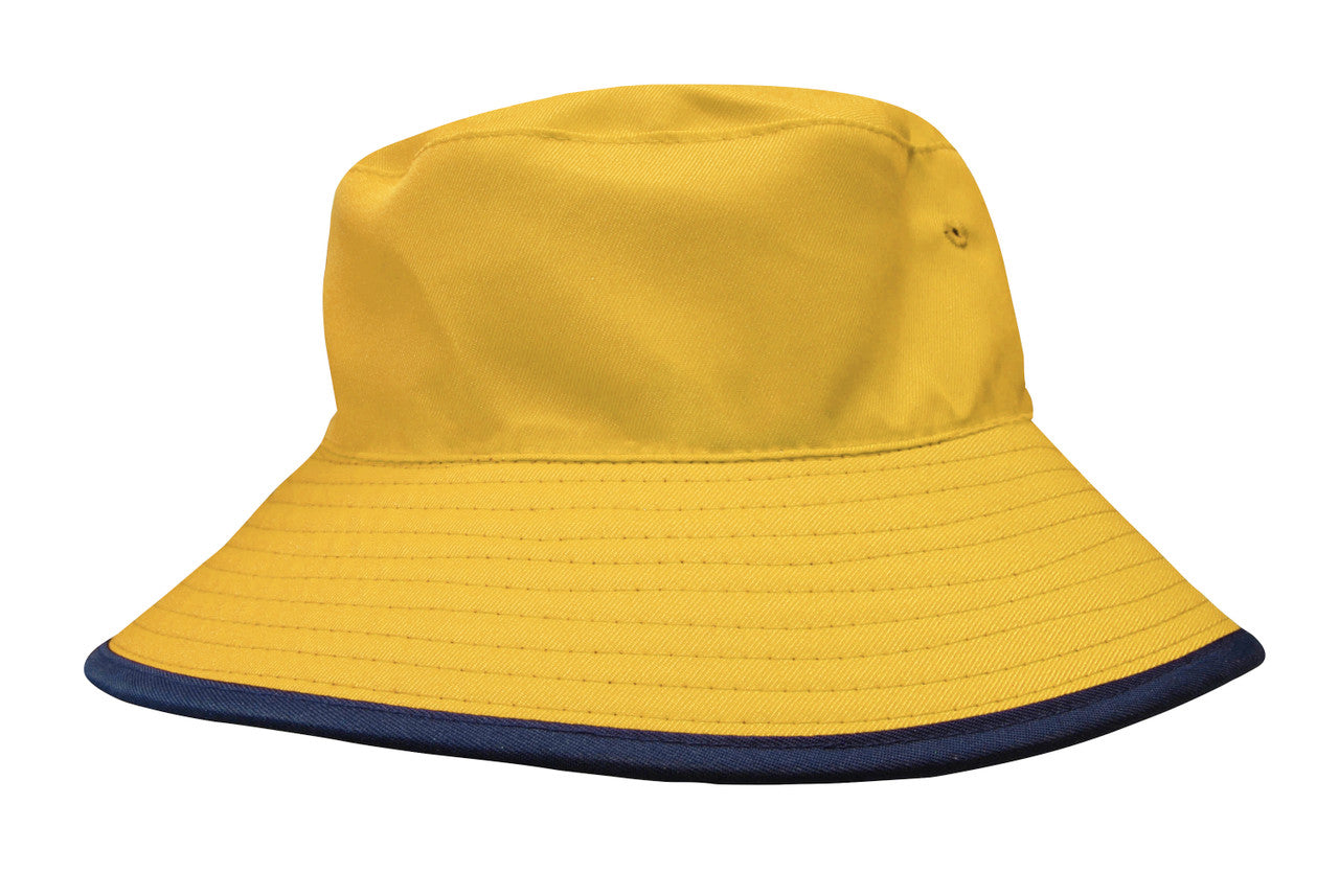 Reversible Breathable Poly Twill Bucket Hat 3935