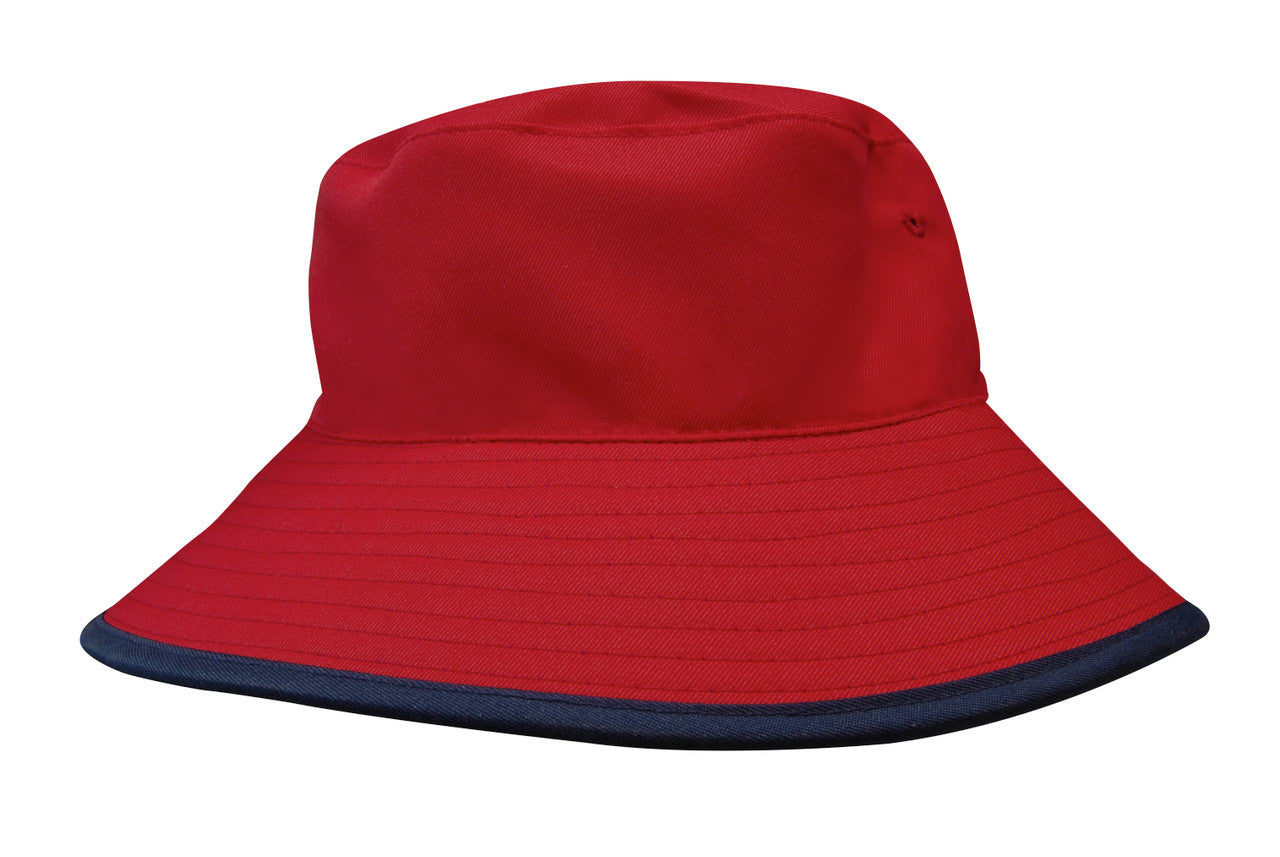 Reversible Breathable Poly Twill Bucket Hat 3935
