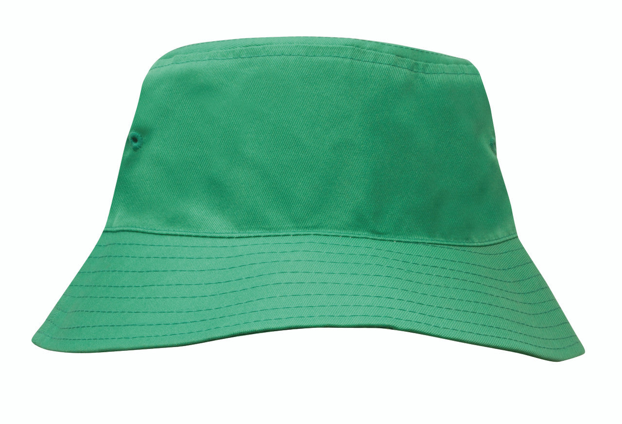 Breathable Poly Twill Youth Bucket Hat 3940