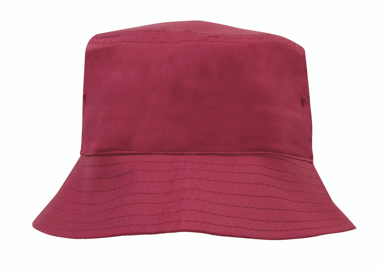 Breathable Poly Twill Youth Bucket Hat 3940