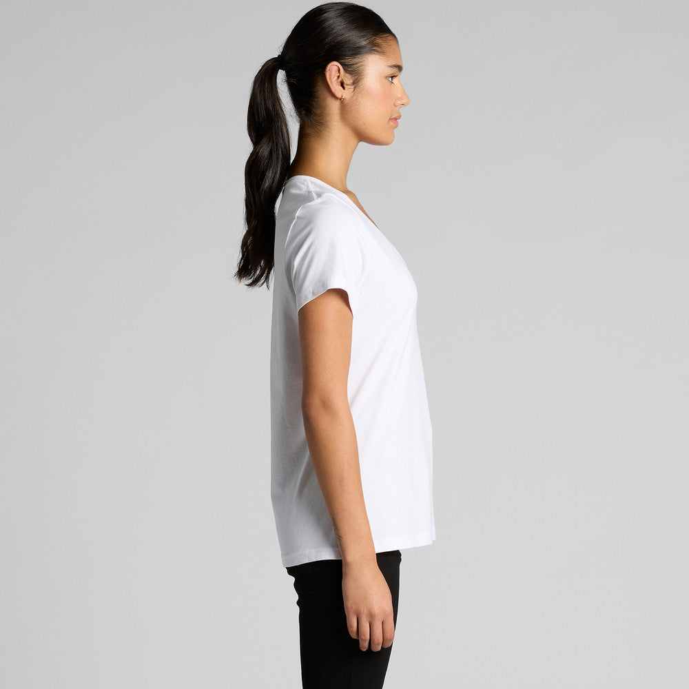 Wo's Maple V Neck Tee 4023