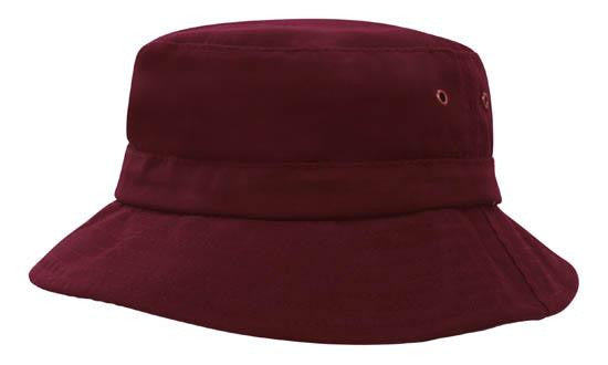 Brushed Sports Twill Youth Bucket Hat 4133