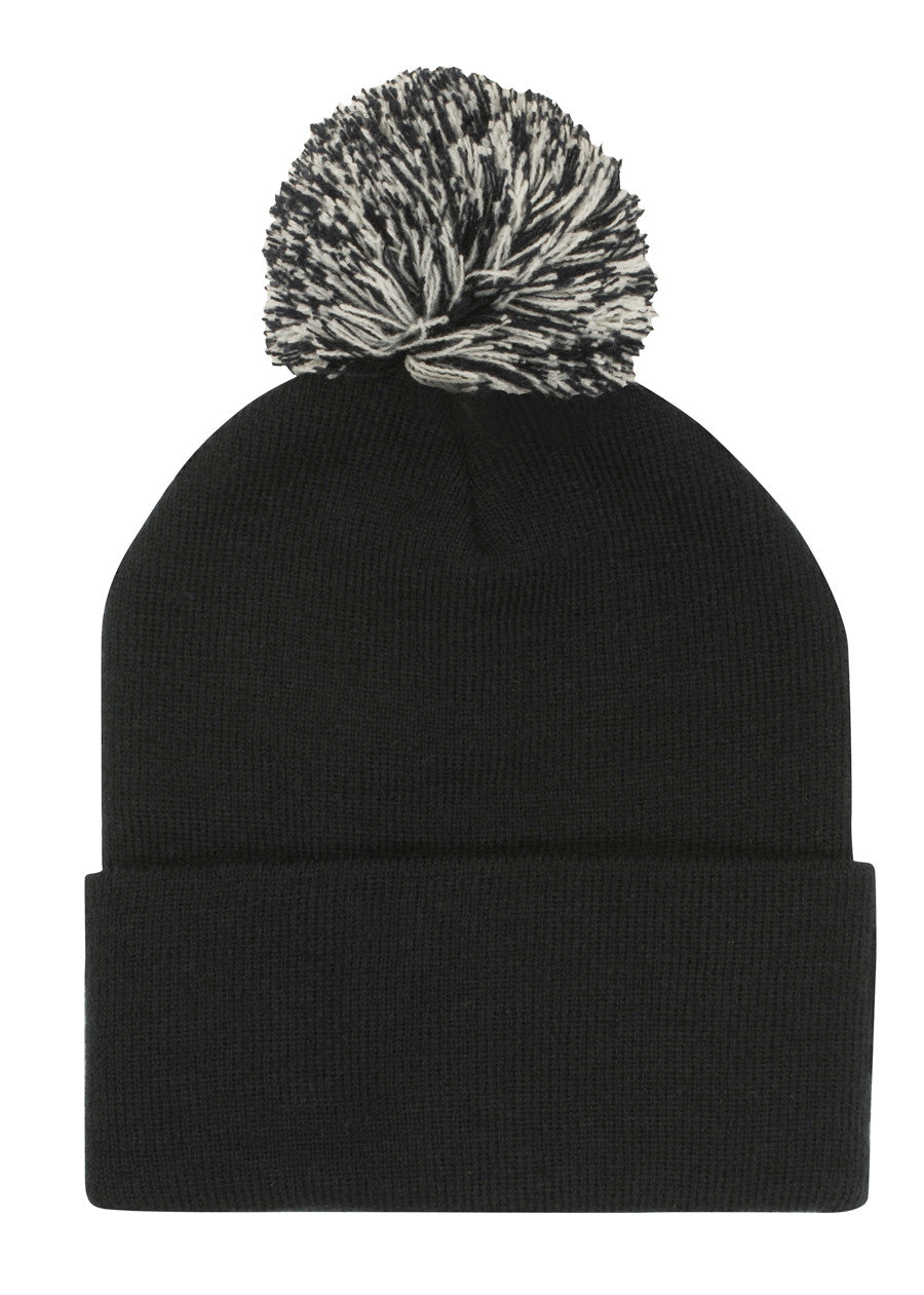Acrylic Beanie with Pom Pom 4256