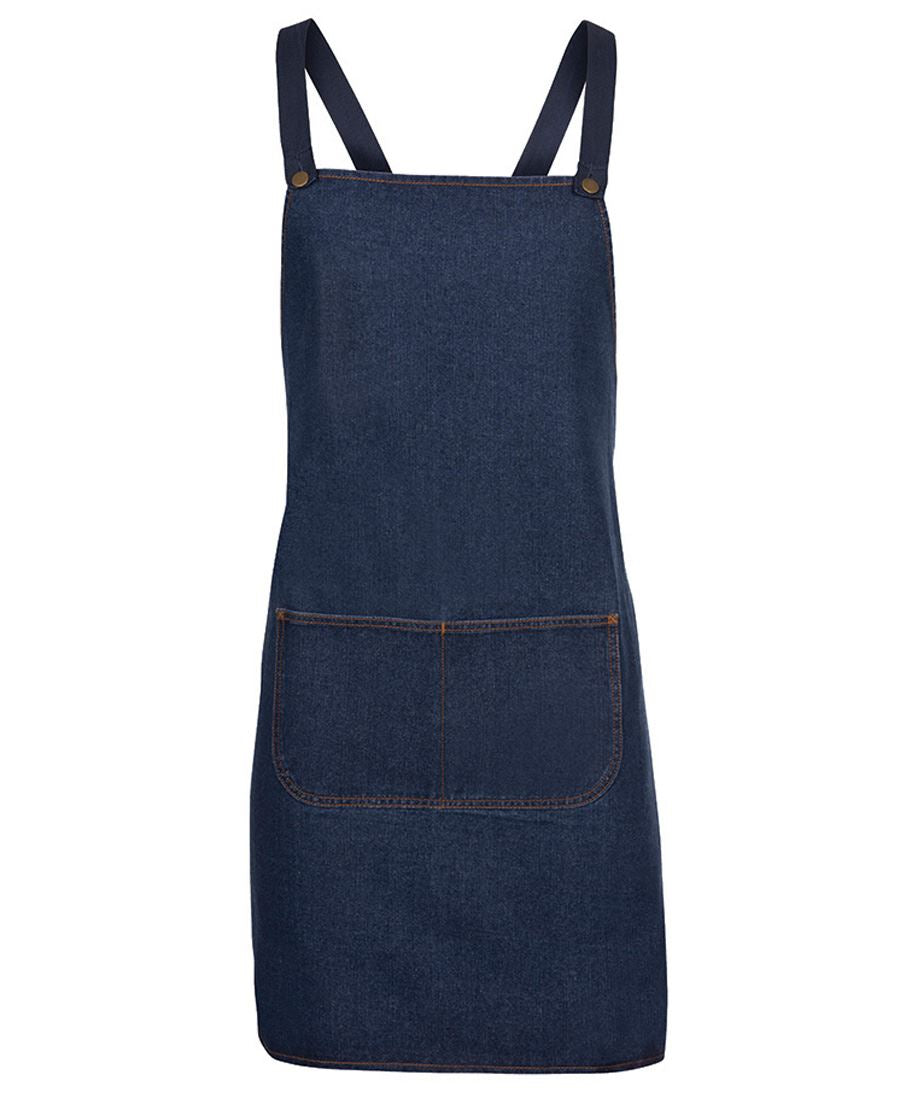 JB's Cross Back Denim Apron (Without Straps) 5ACBD
