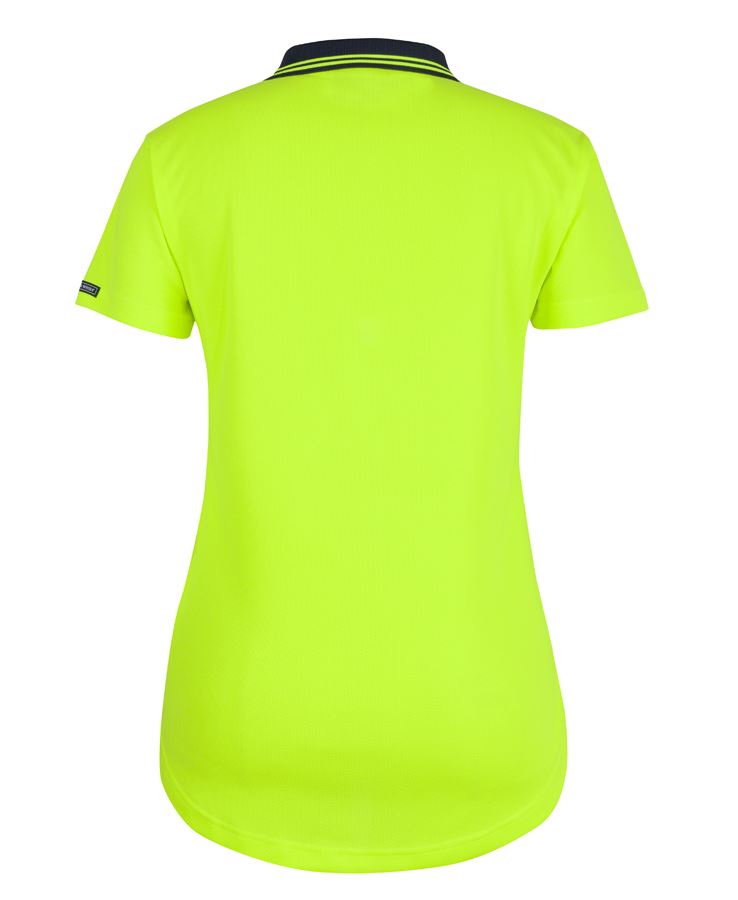 JB's Ladies Hi Vis S/S Drop Tail Polo 6HDS1