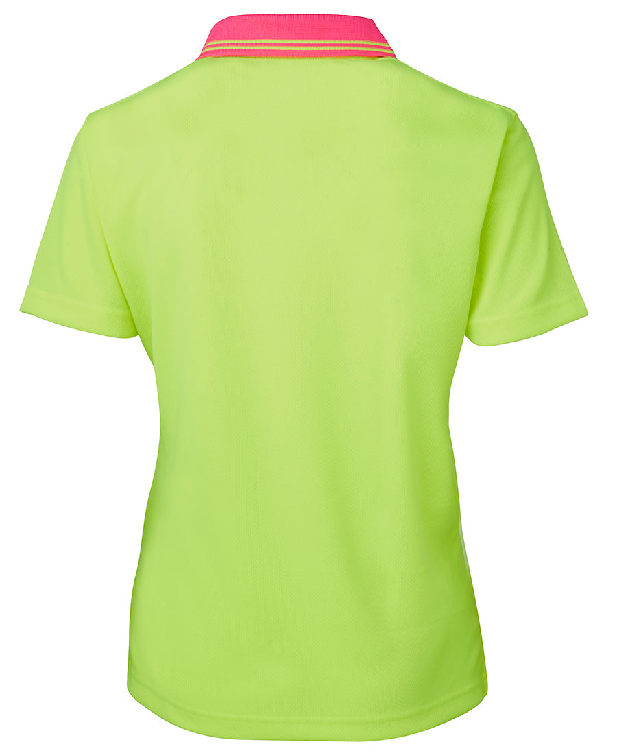 JB's Ladies Hi Vis SS Comfort Polo 6LHCP