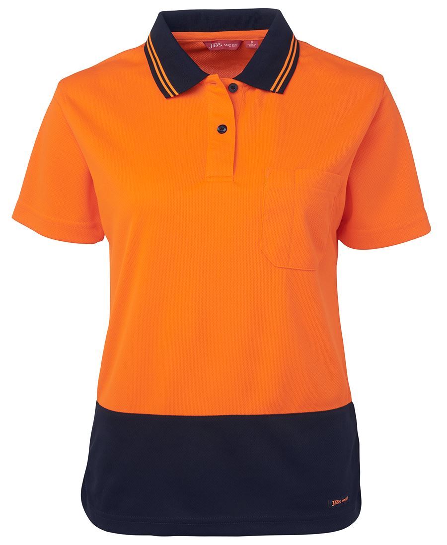 JB's Ladies Hi Vis SS Comfort Polo 6LHCP
