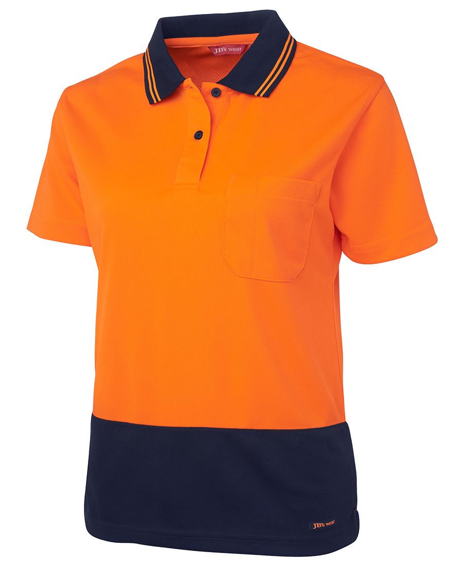 JB's Ladies Hi Vis SS Comfort Polo 6LHCP
