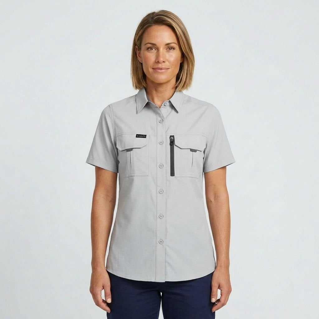 Womens Outdoor Short Sleeve Shirt ZW765