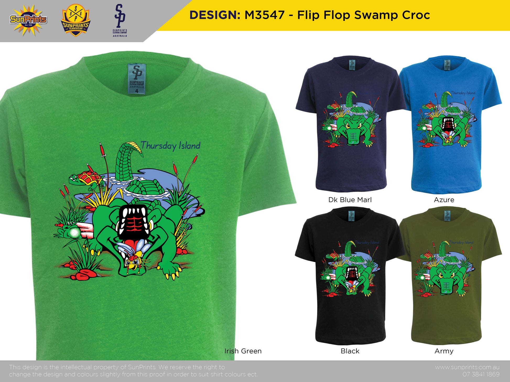 M3547 - Flip Flop Swamp Croc