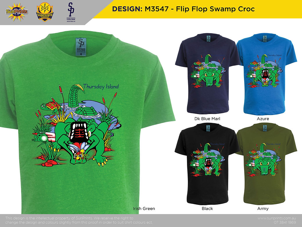 M3547 - Flip Flop Swamp Croc