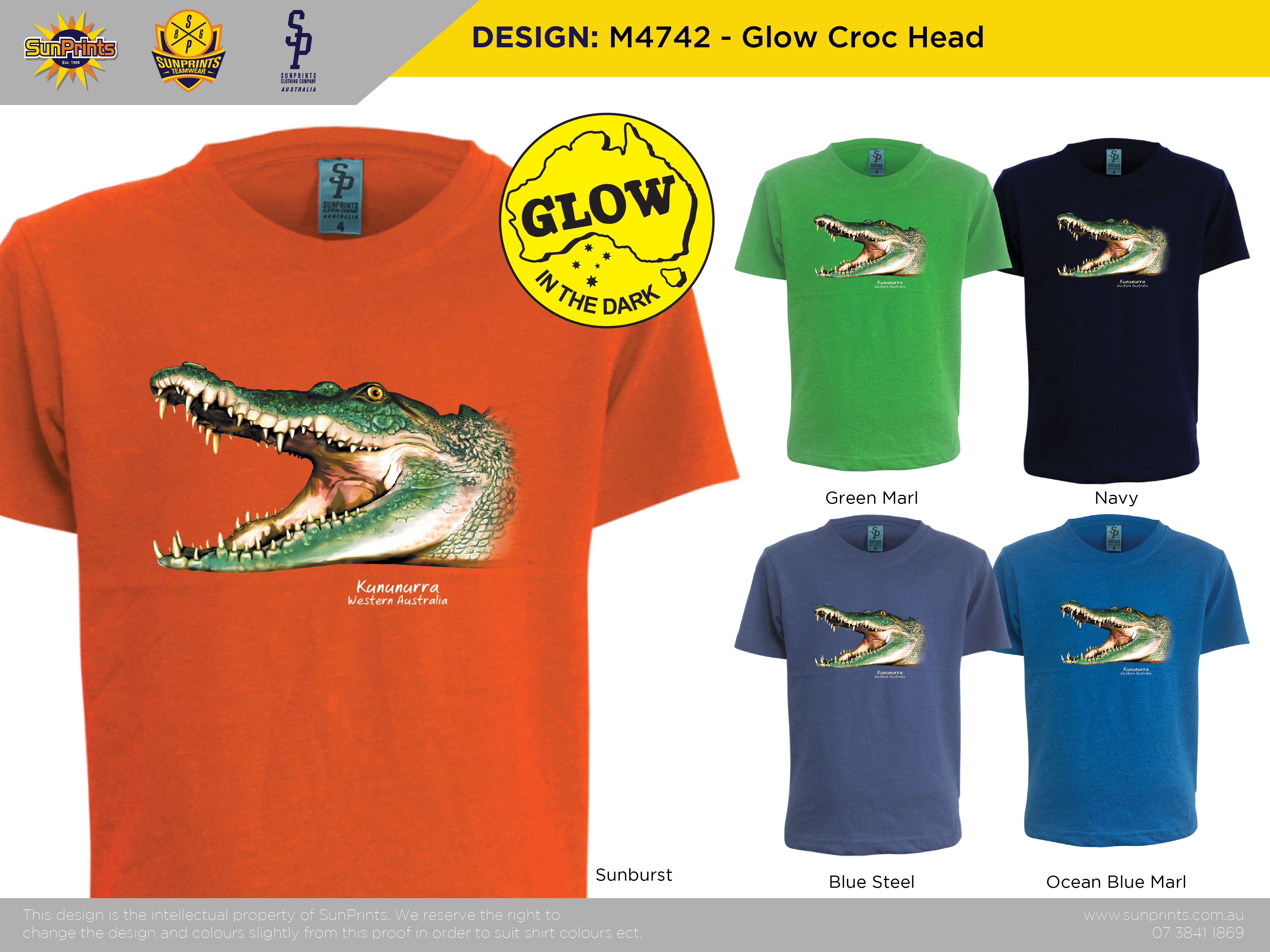M4742 - Glow Croc Head