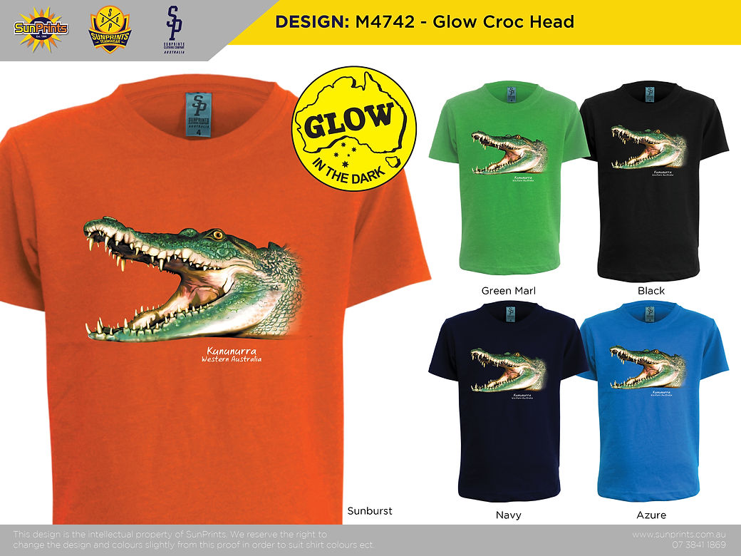 M4742 - Glow Croc Head