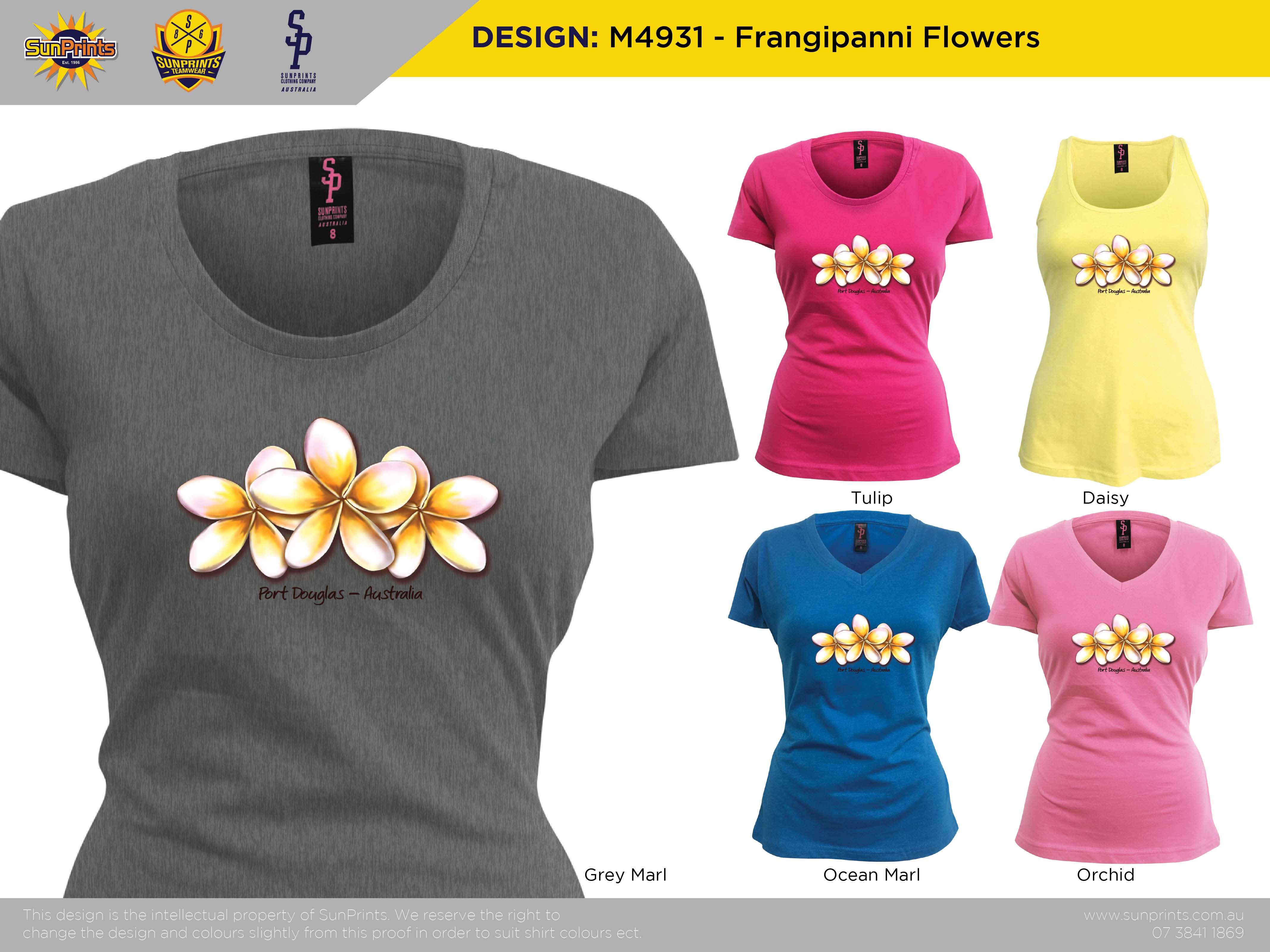 M4931 - Frangipanni Flowers