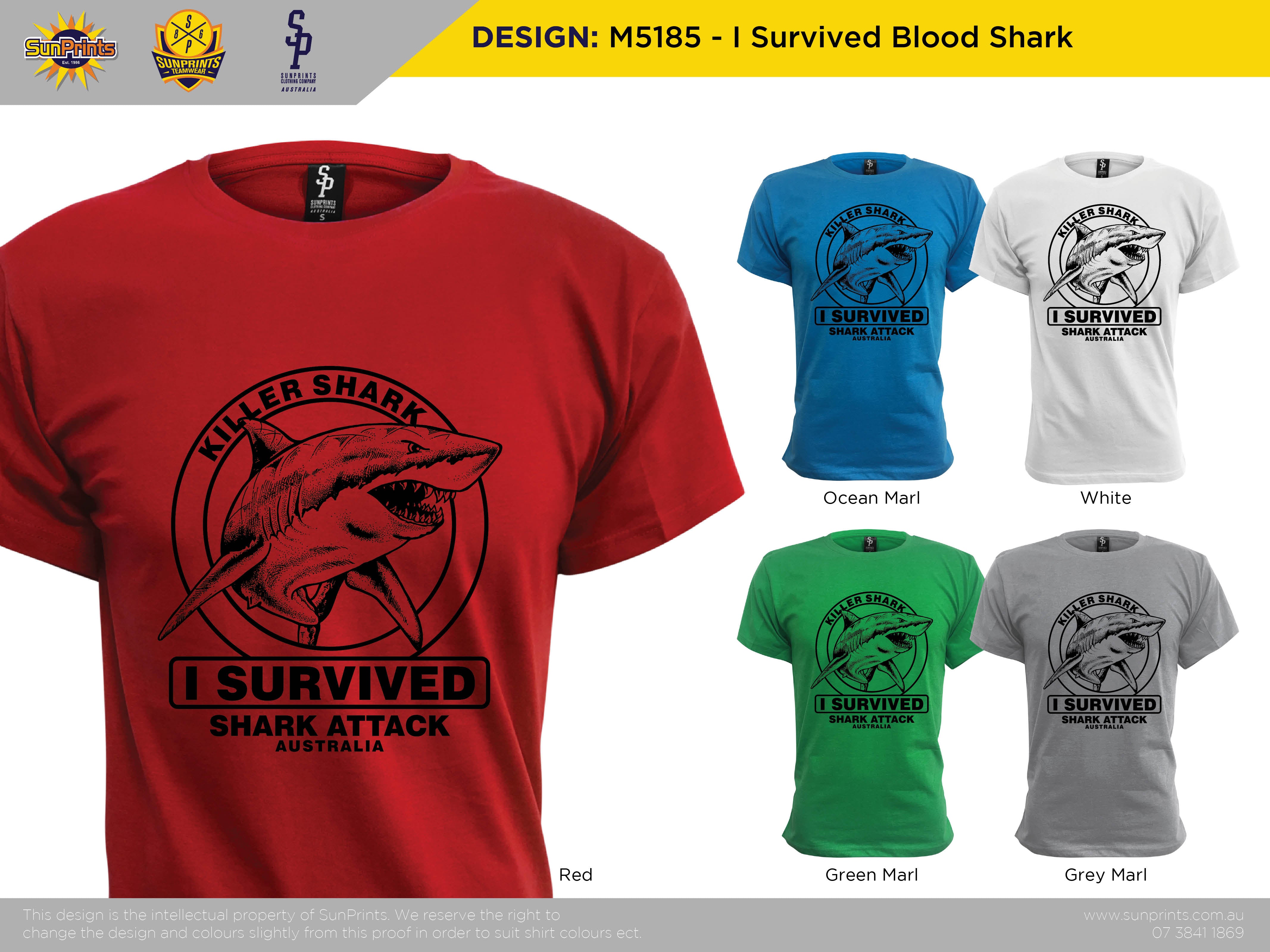 M5185 - I Survived Blood Shark