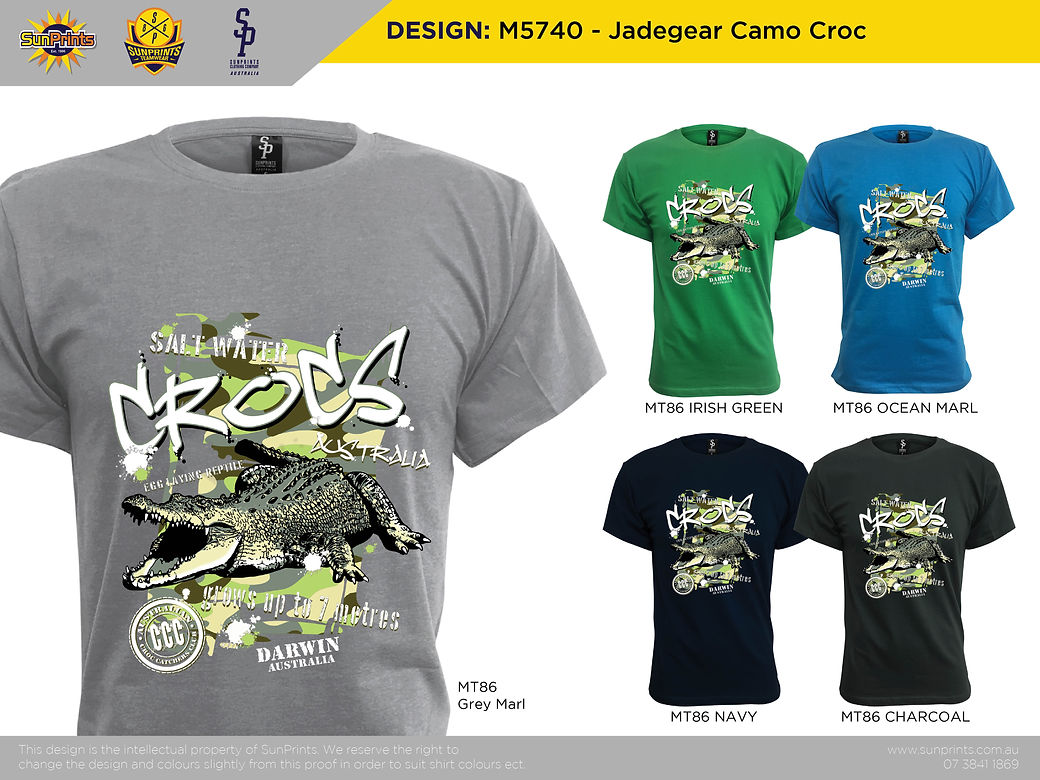 M5740 - Jadegear Camo Croc