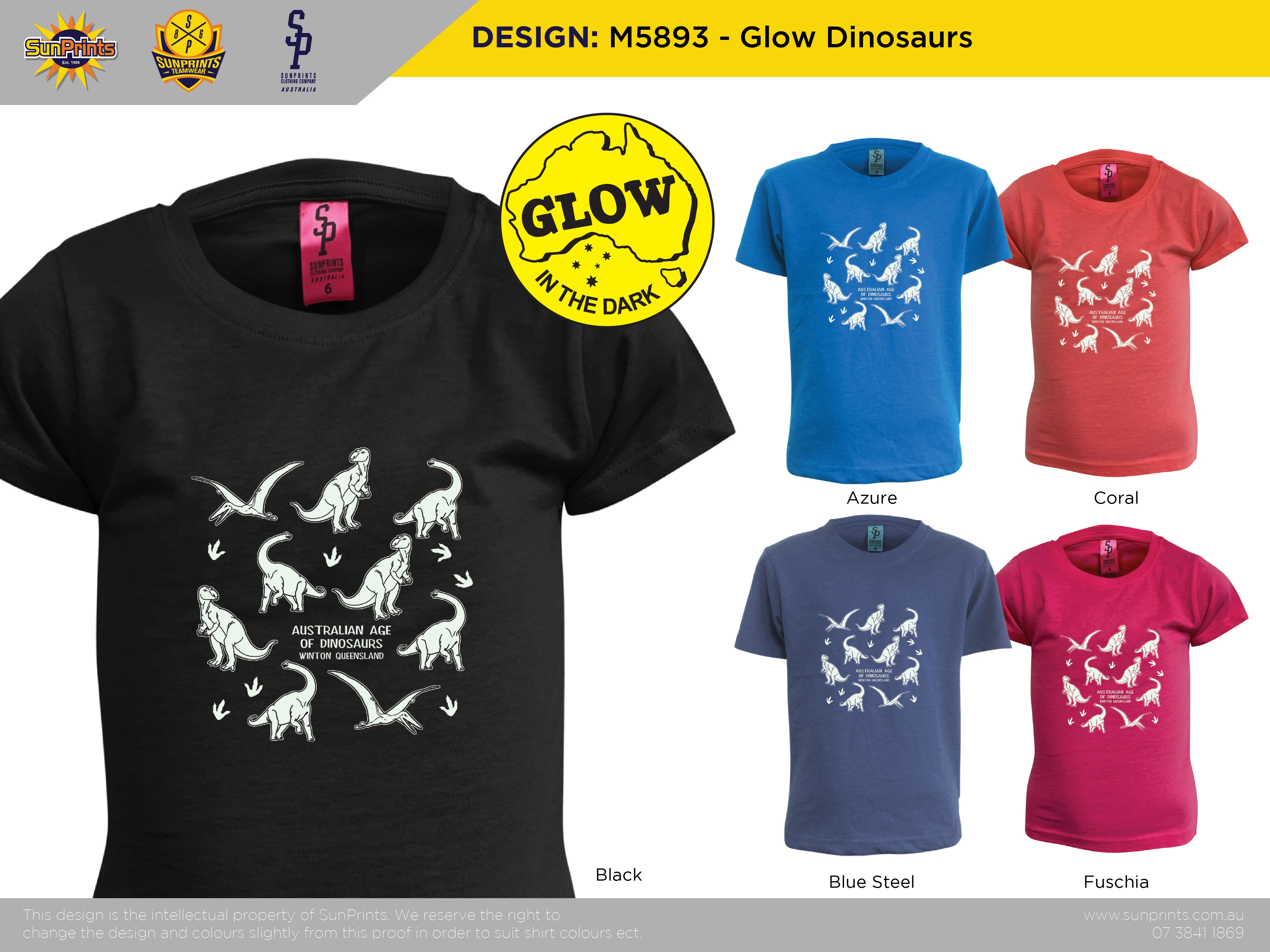 M5893 - Glow Dinosaurs