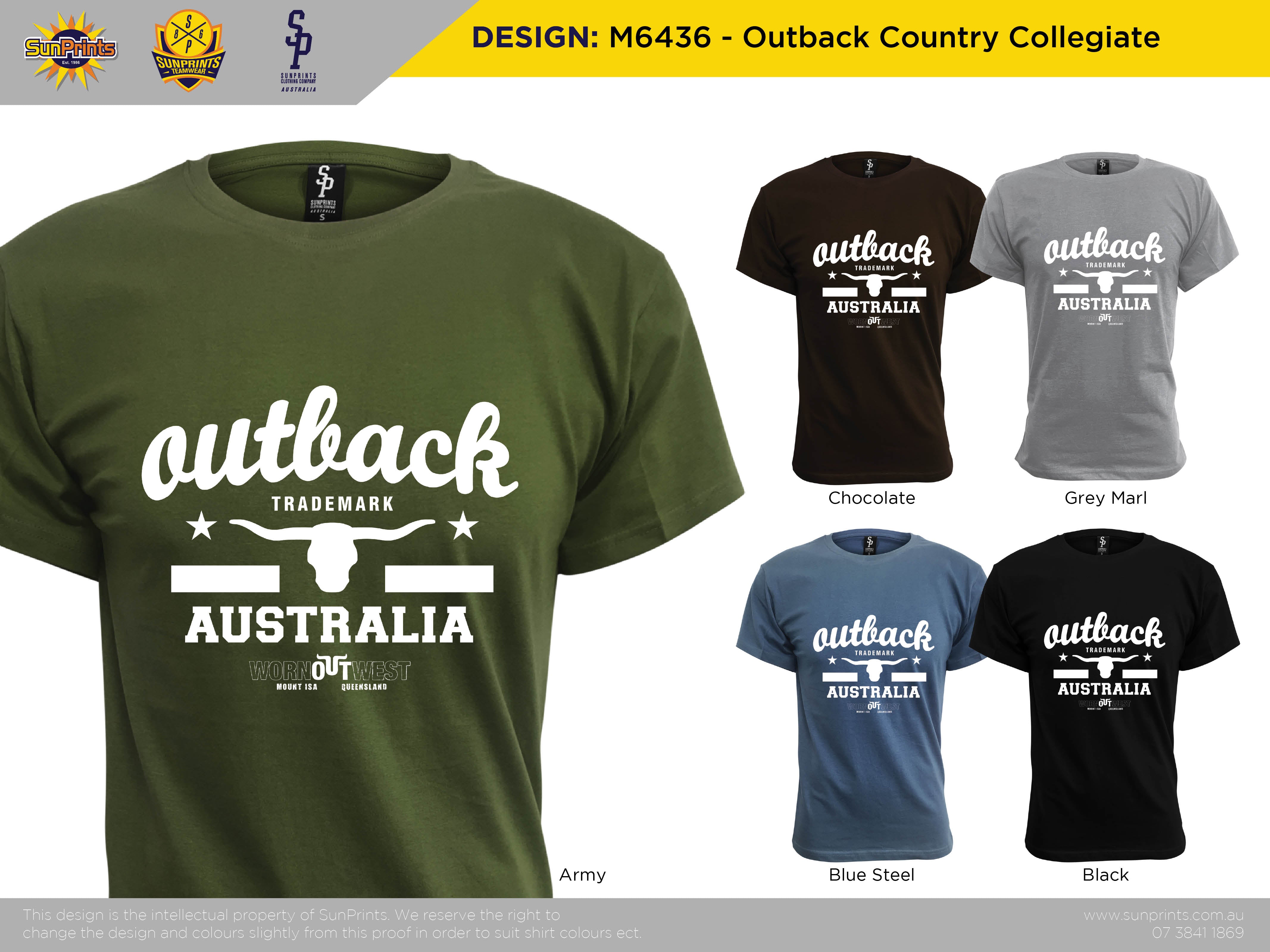 M6436 - Outback Country Collegiate