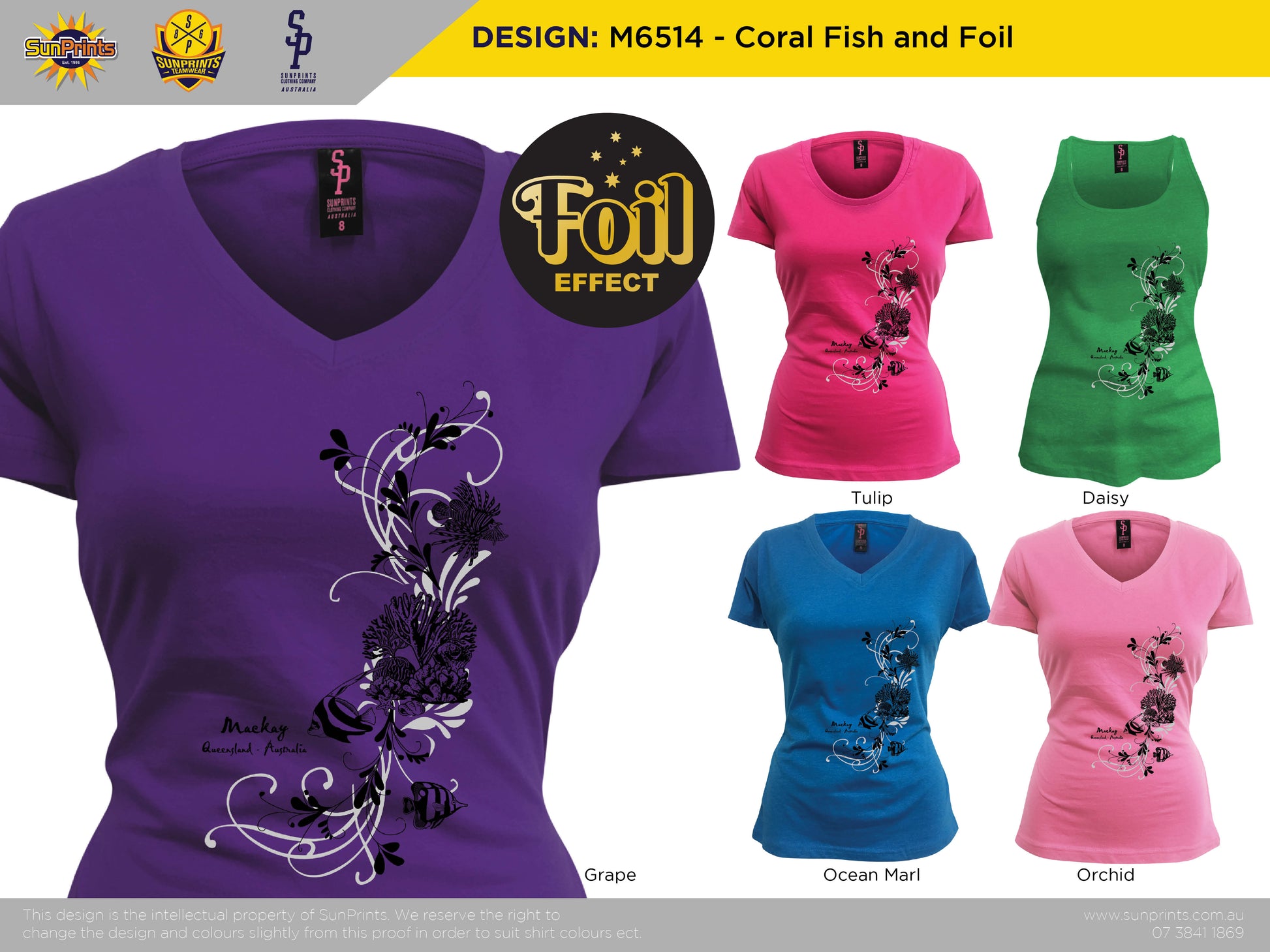 M6514 - Coral Fish and Foil
