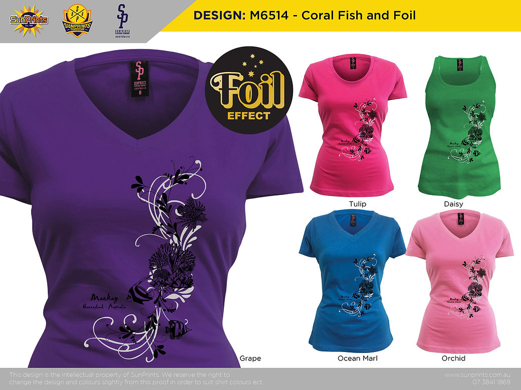 M6514 - Coral Fish and Foil