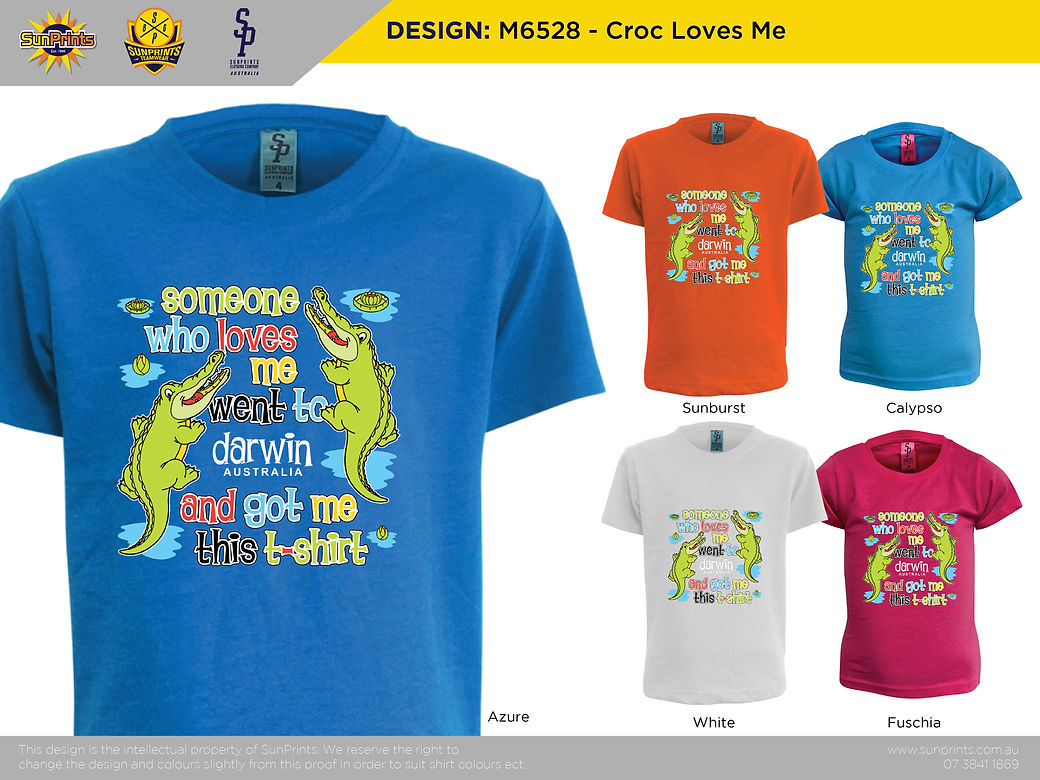 M6528 - Croc Loves Me