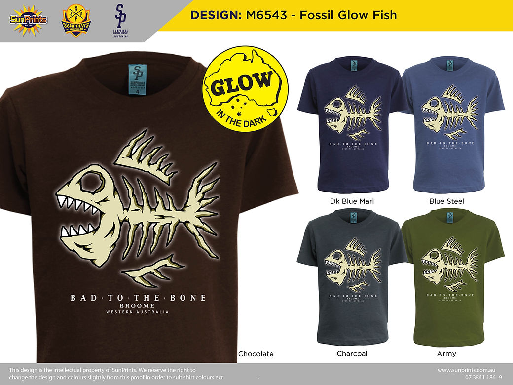 M6543 - Fossil Glow Fish