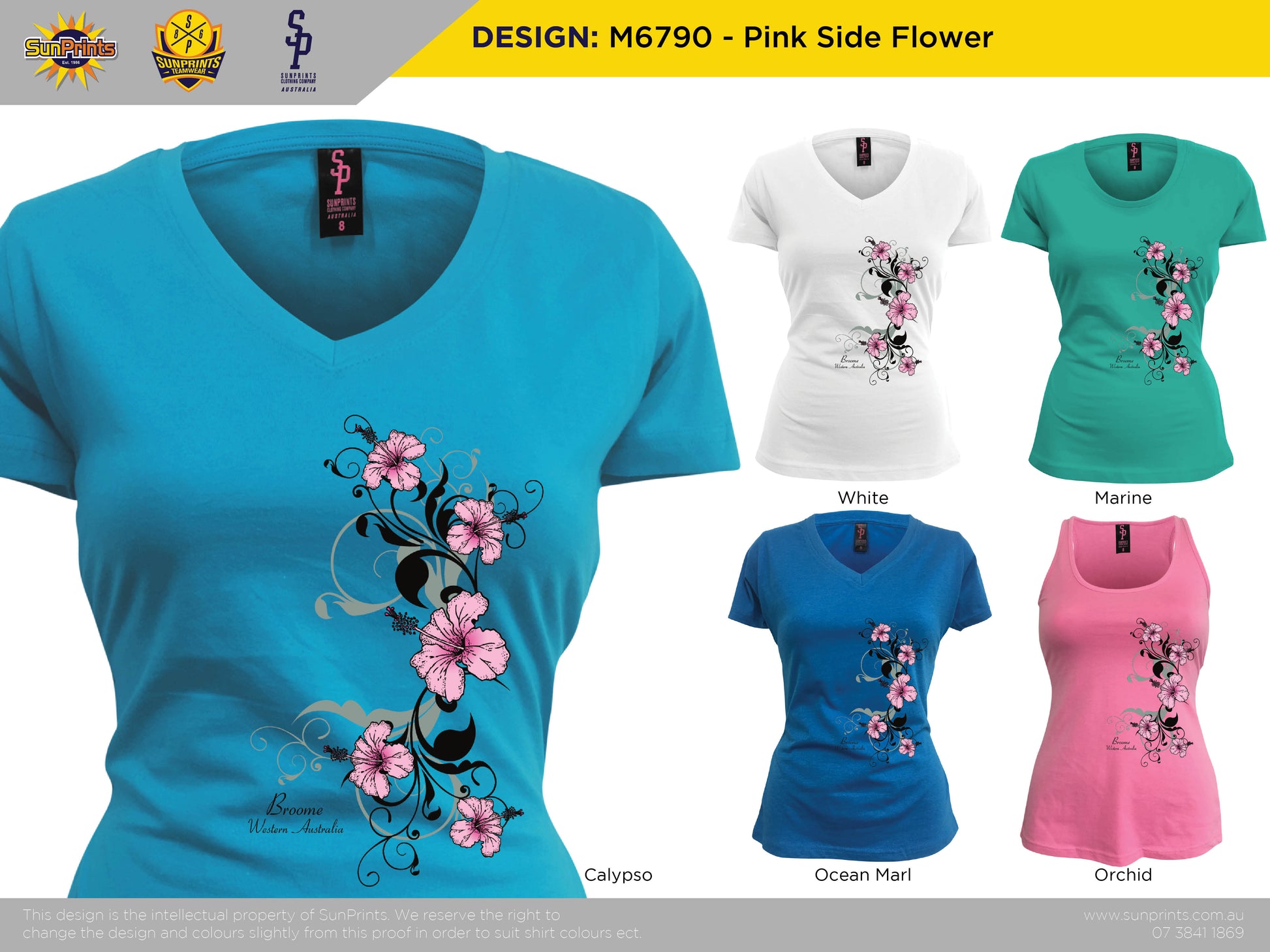 M6790 - Pink Side Flower