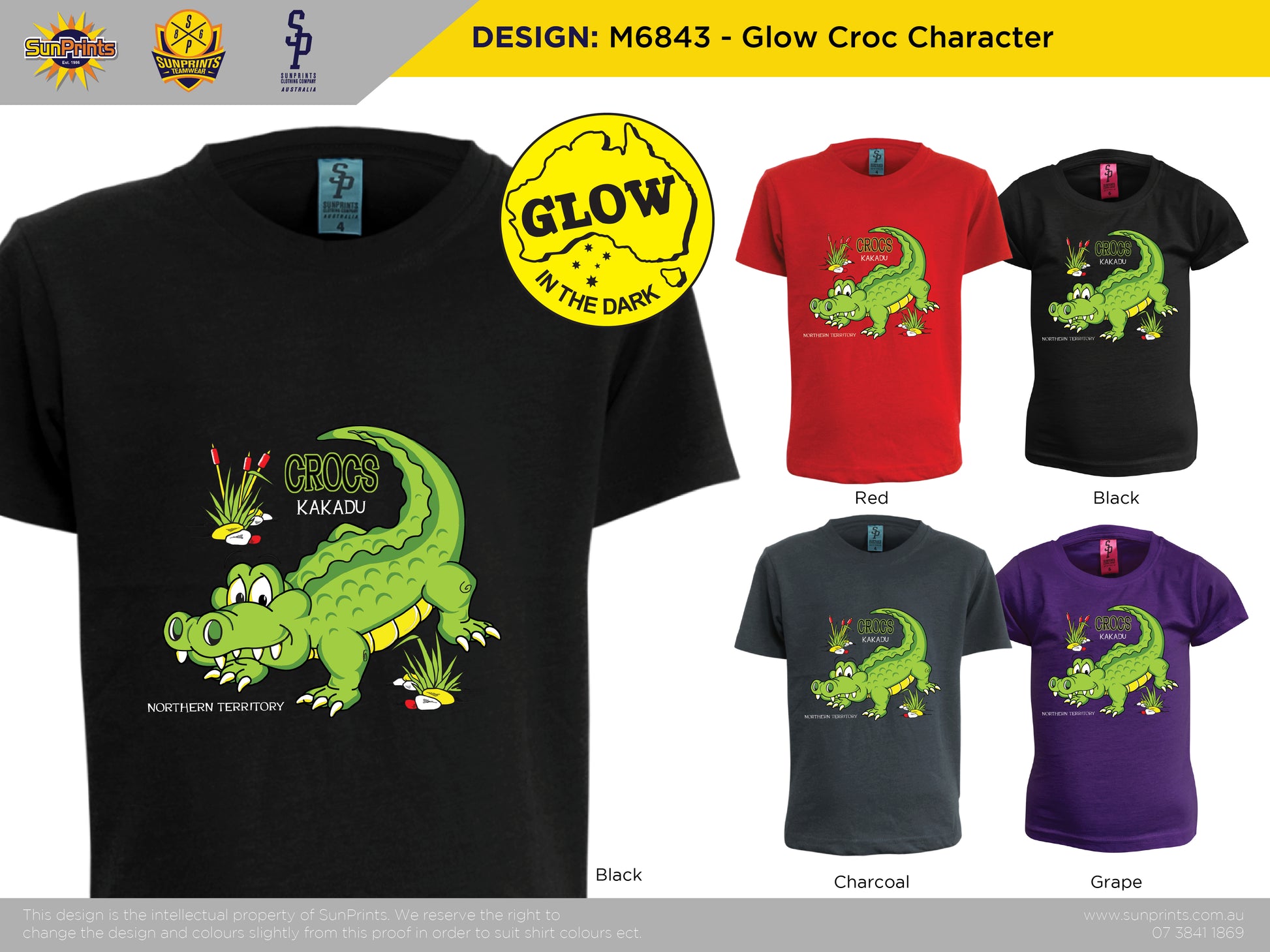 M6843 - Glow Croc Character