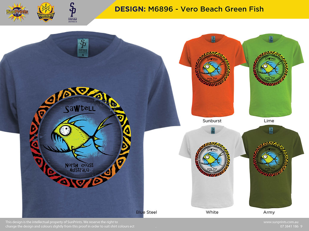 M6896 - Vero Beach Green Fish