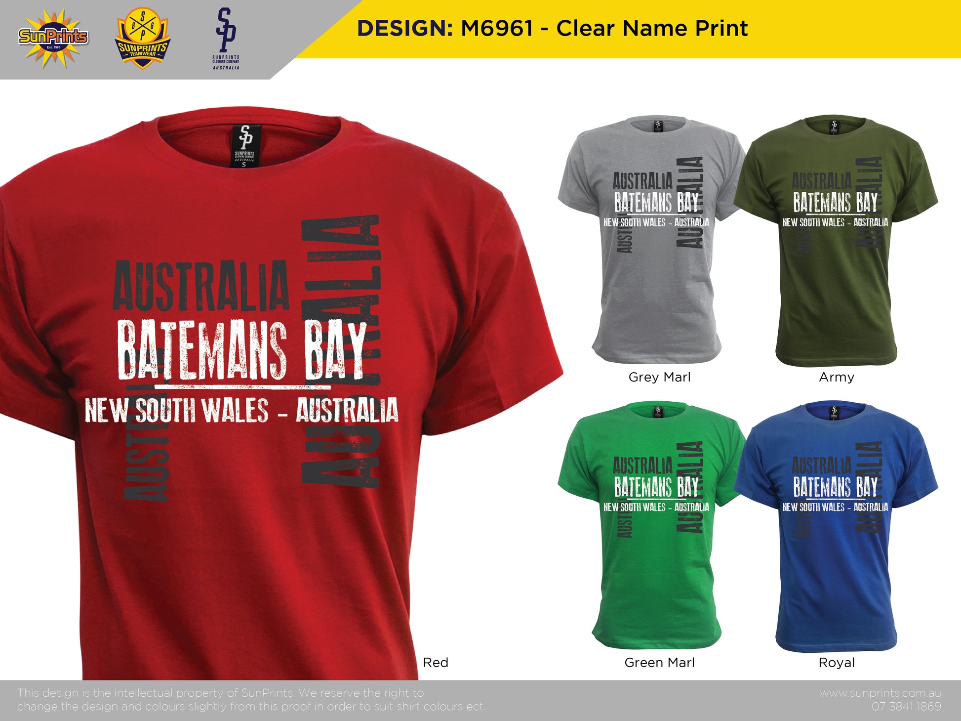 M6961 - Clear Name Print