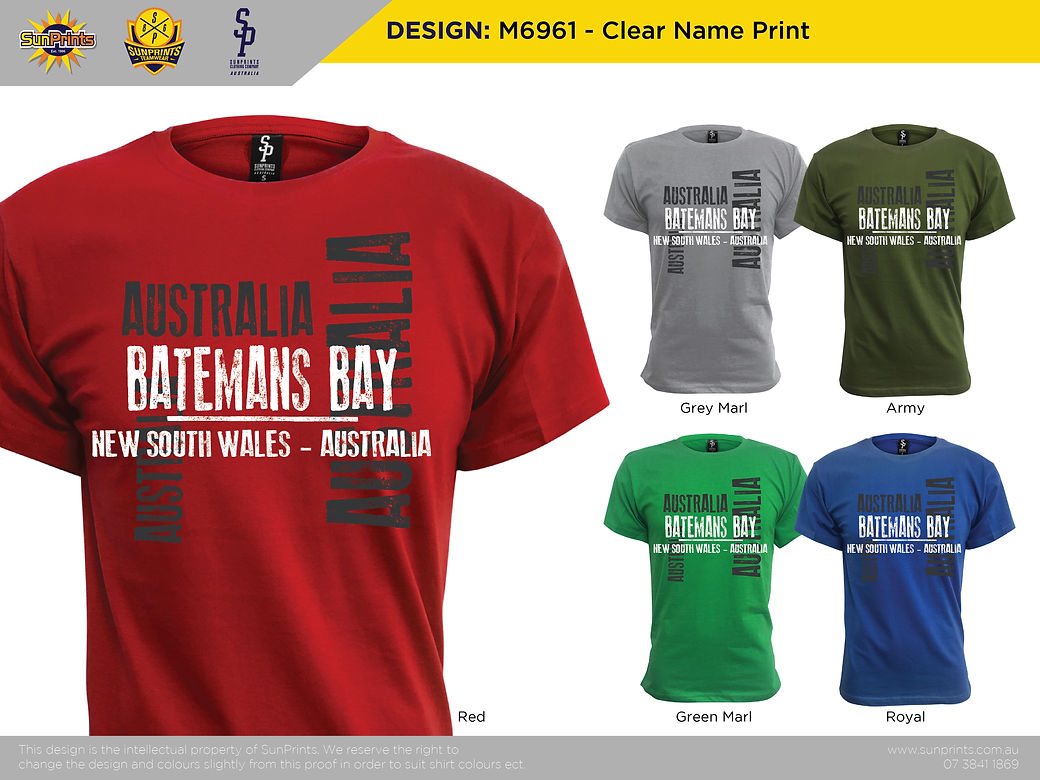 M6961 - Clear Name Print