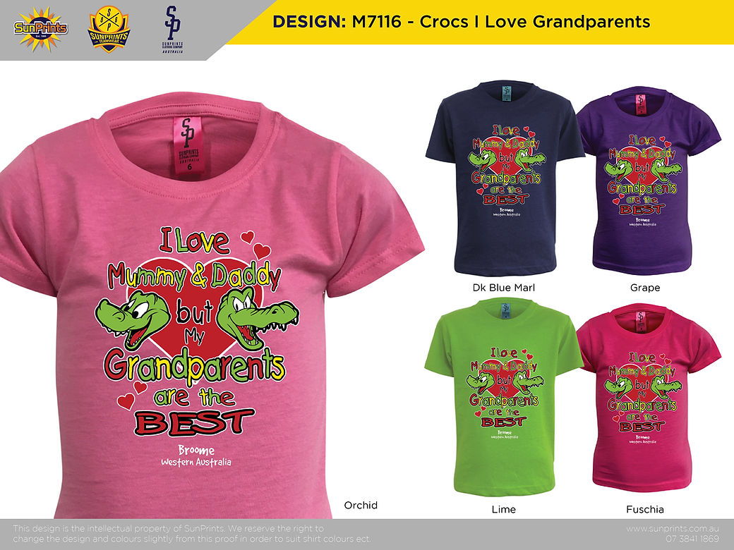 M7116 - Crocs  Love Grandparents