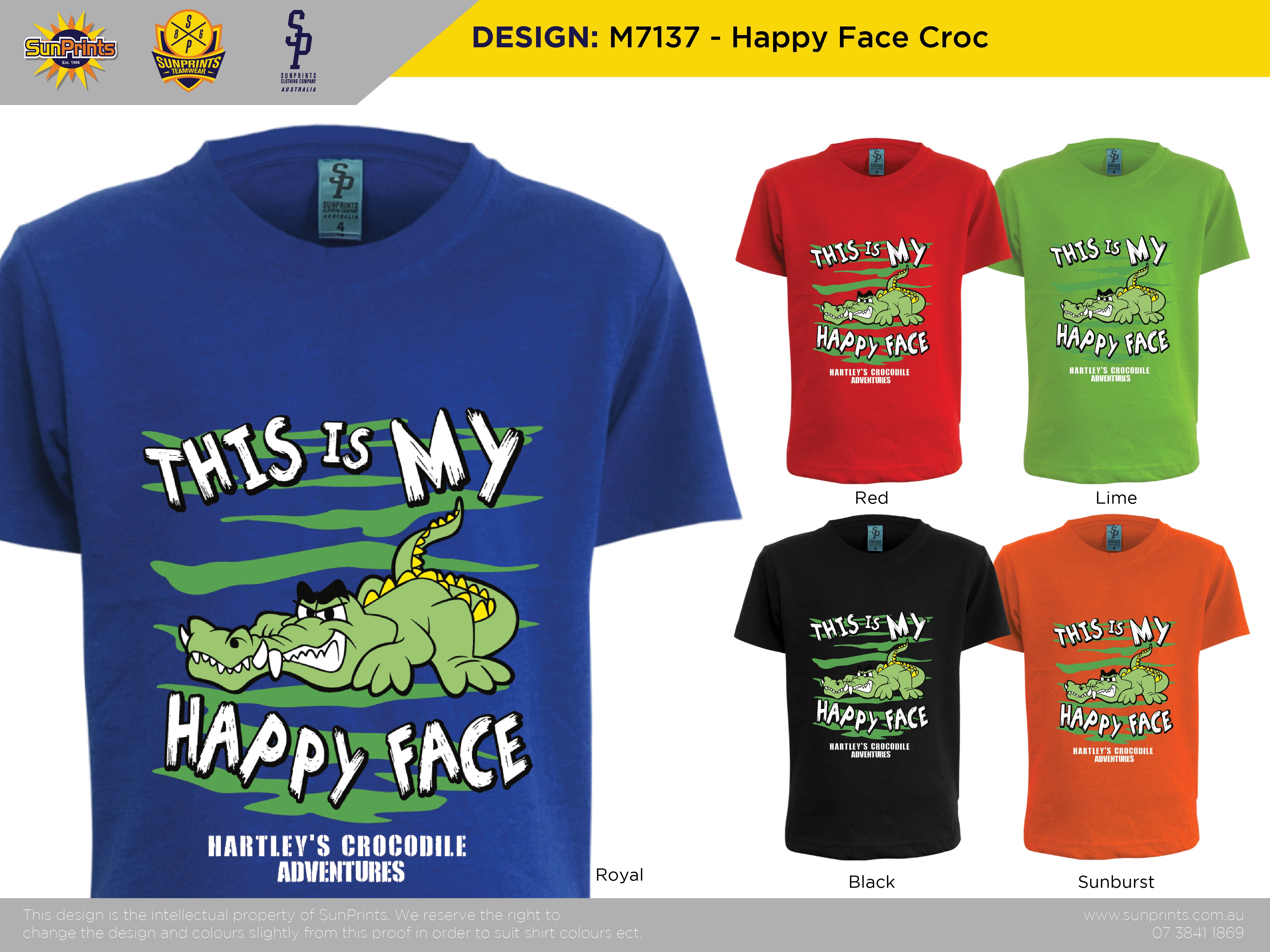 M7137 - Happy Face Croc