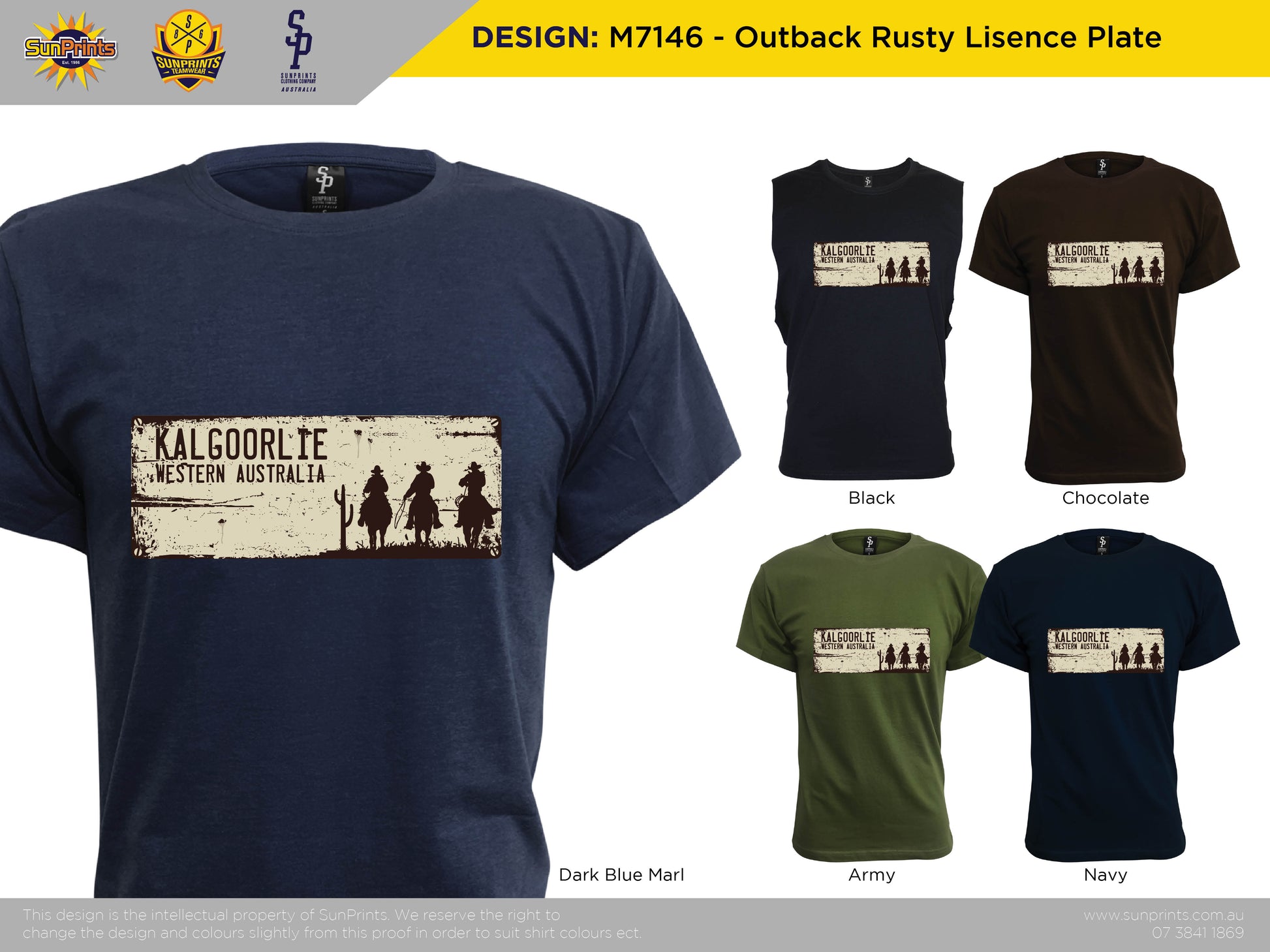 M7146 - Outback Rusty Lisence Plate