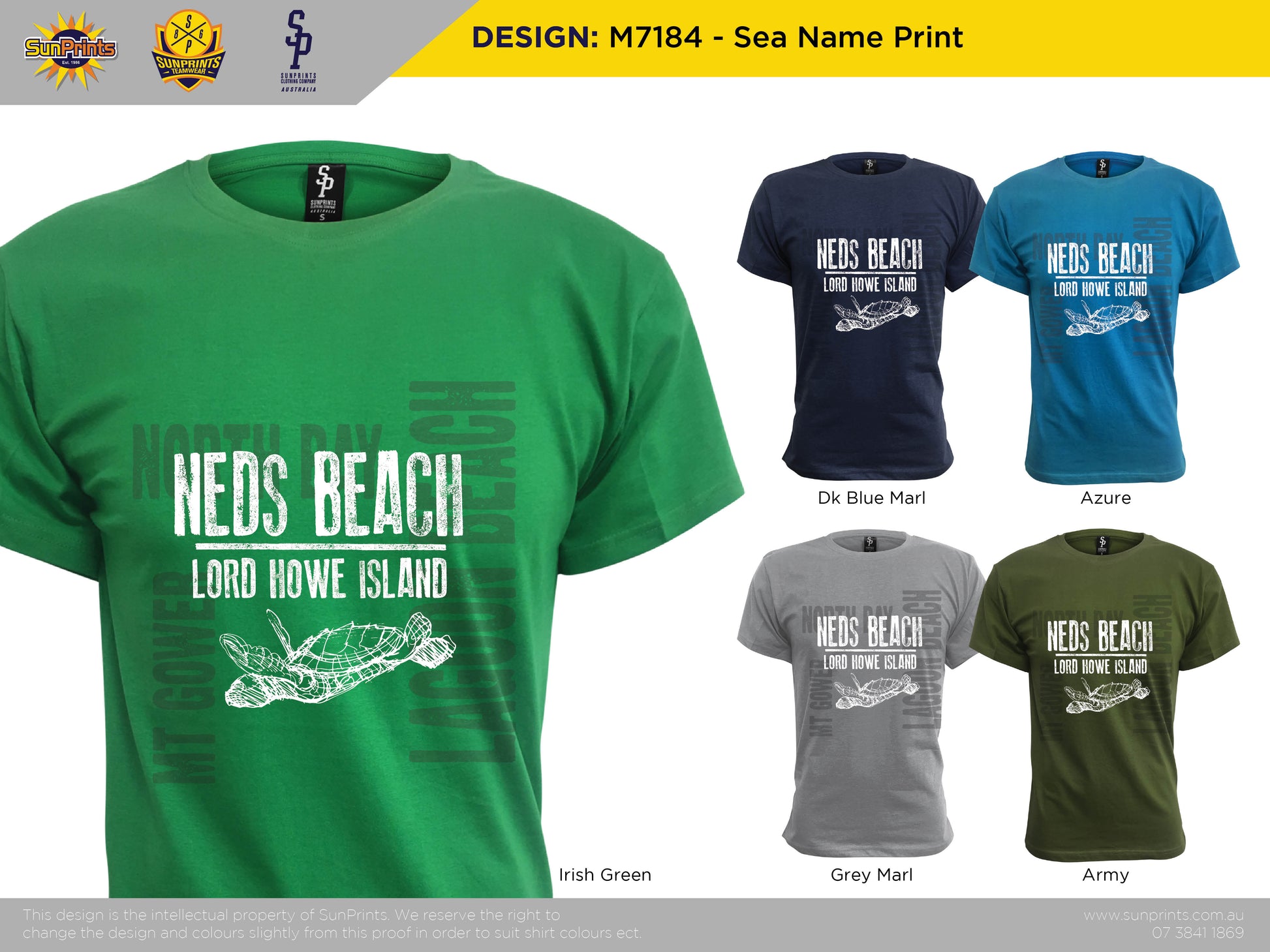 M7184 - Sea Name Print