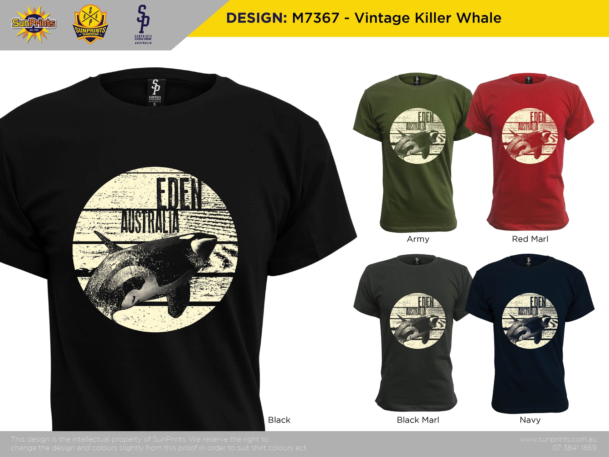 M7367 - Vintage Killer Whale
