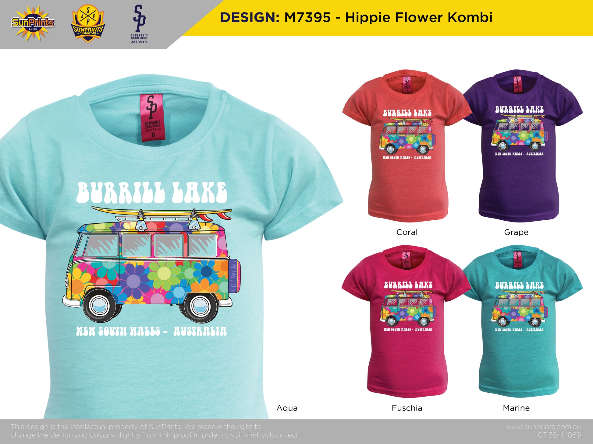 M7395 - Hippie Flower Kombi