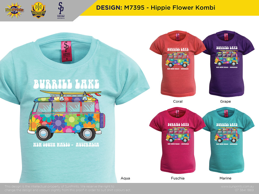 M7395 - Hippie Flower Kombi