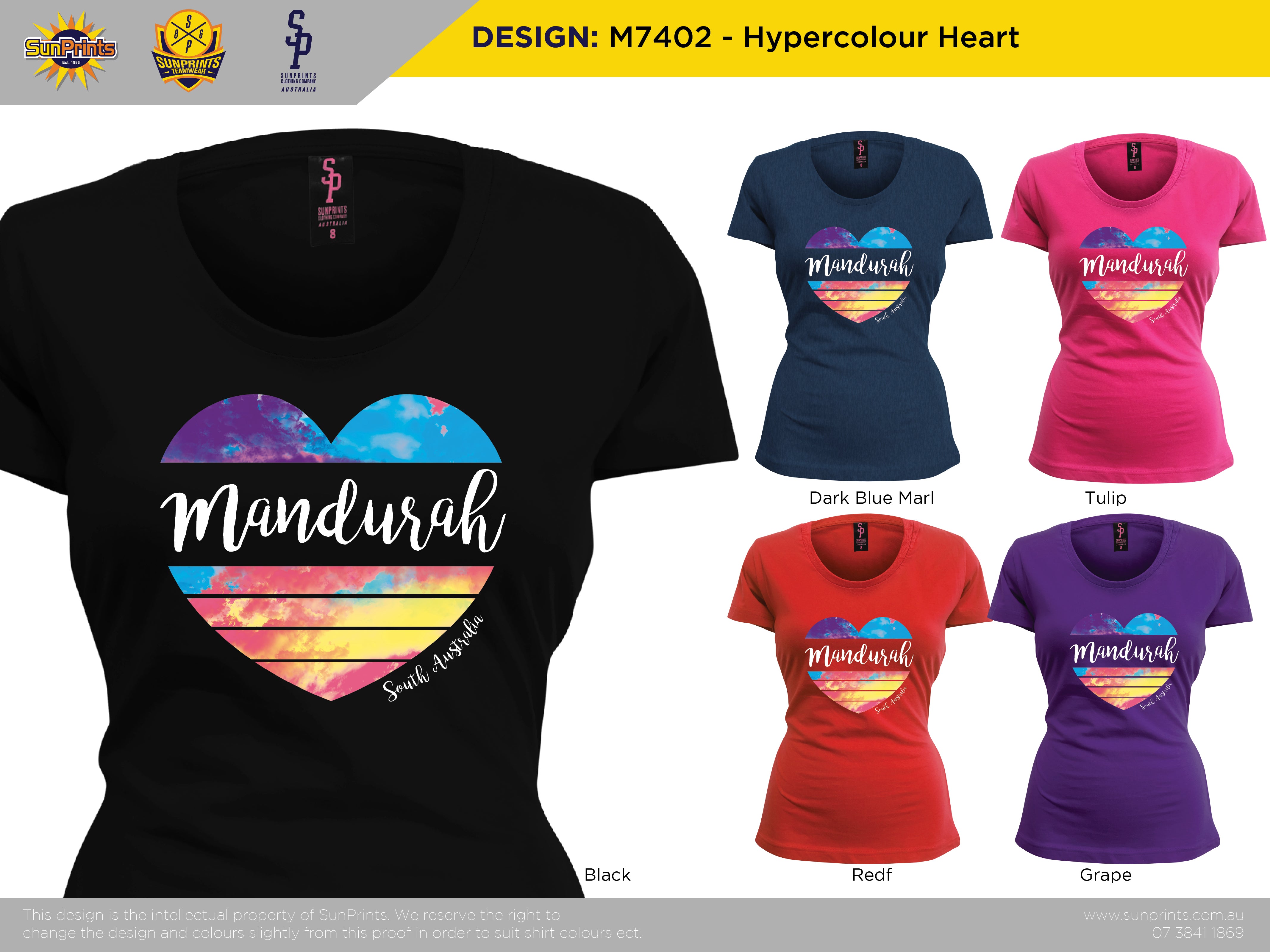 M7402 - Hypercolour Heart