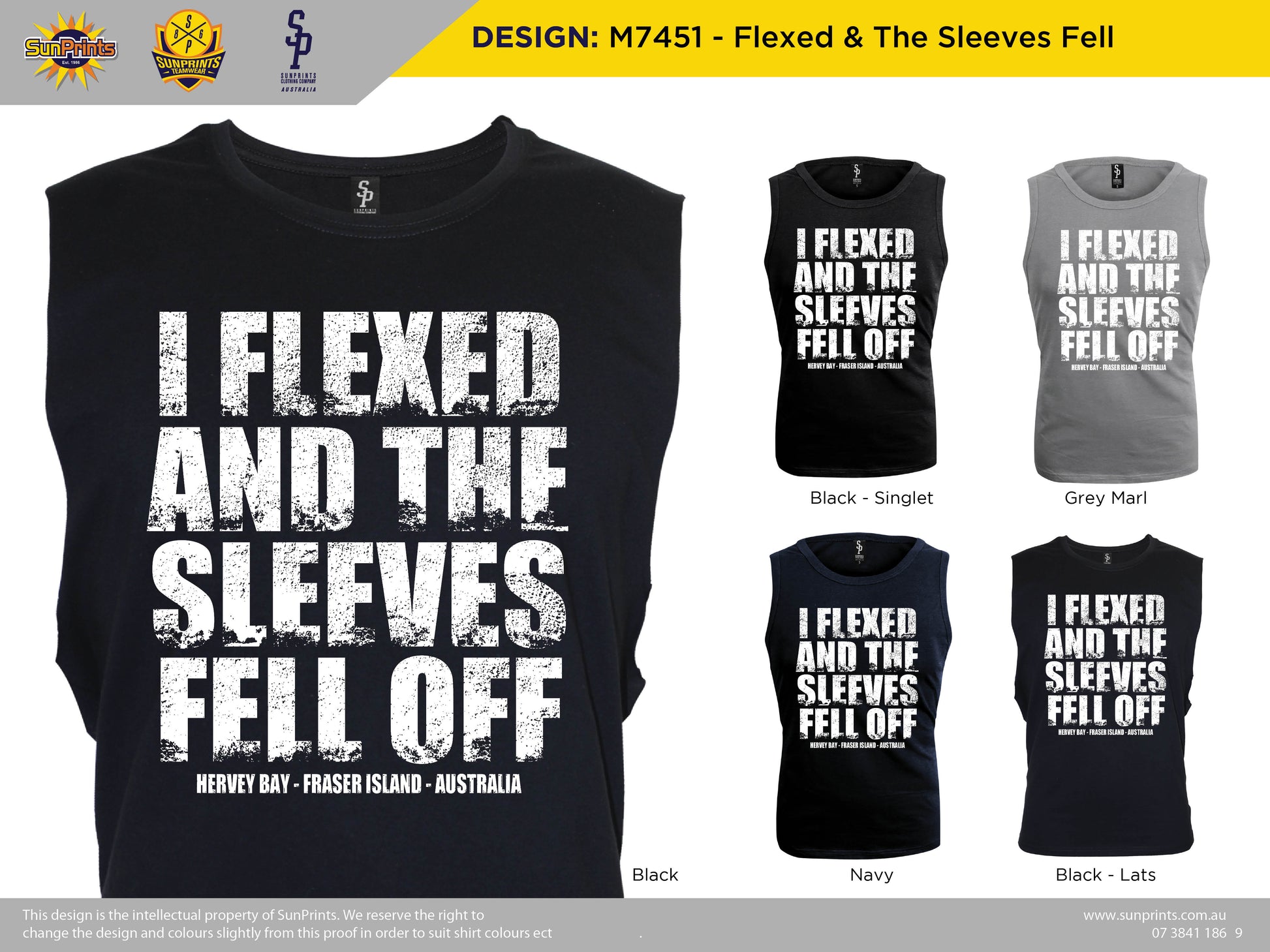 M7451 - I Flexed And The Sleeves Fell Off