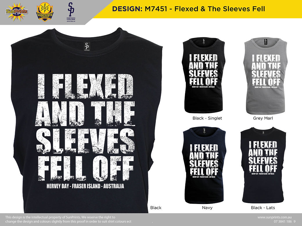 M7451 - Flexed & The Sleeves Fell
