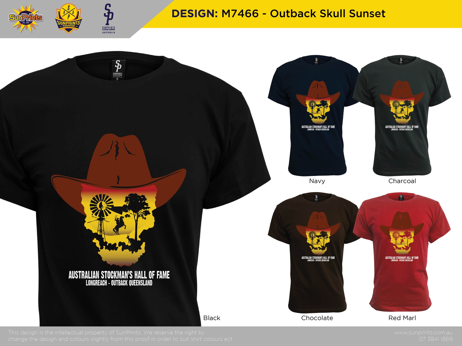 M7466 - Outback Skull Sunset
