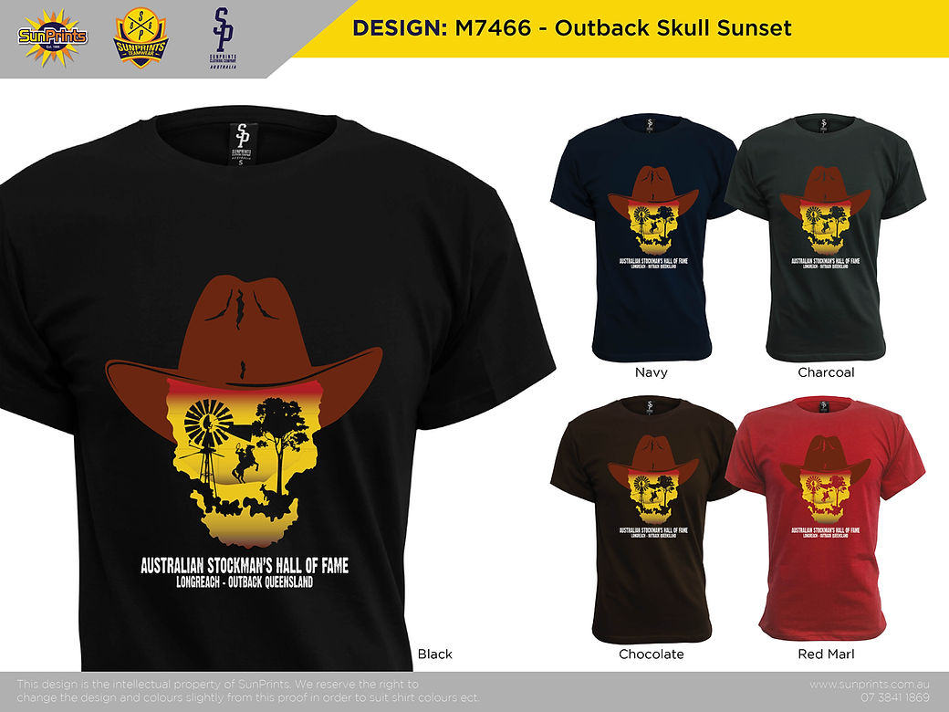 M7466 - Outback Skull Sunset