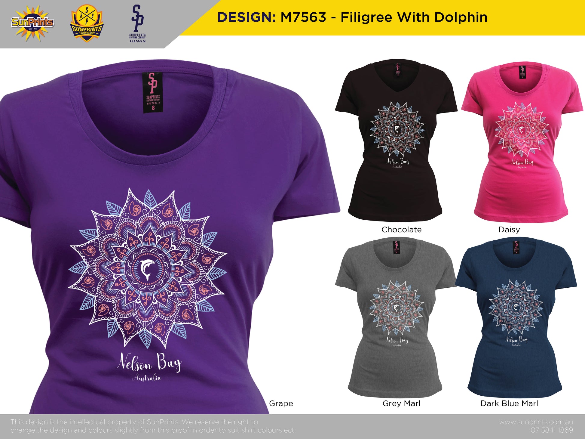 M7563 - Filigree With Dolphin