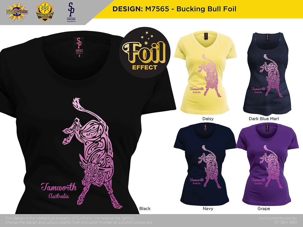 M7565 - Bucking Bull Foil