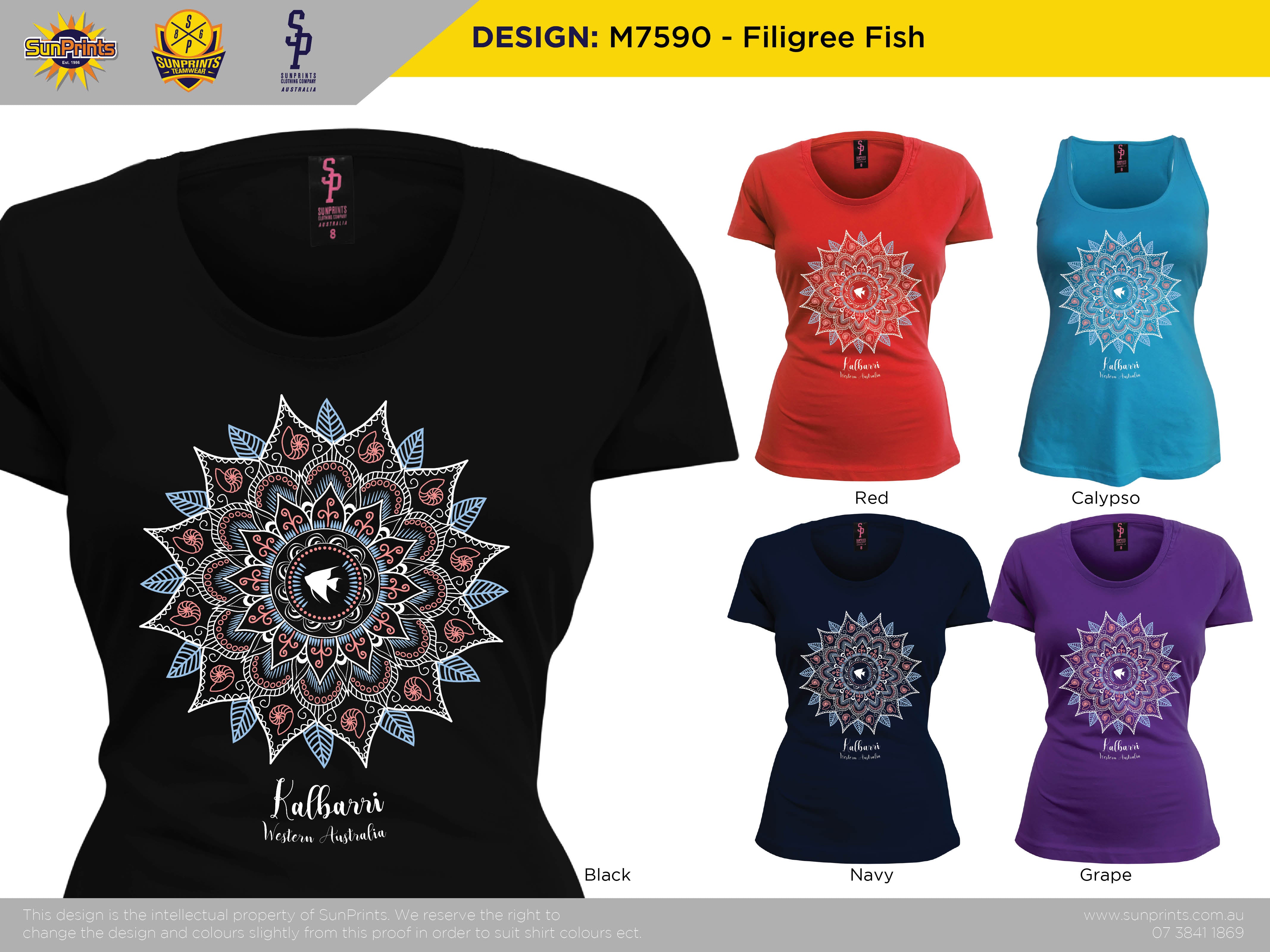 M7590 - Filigree Fish