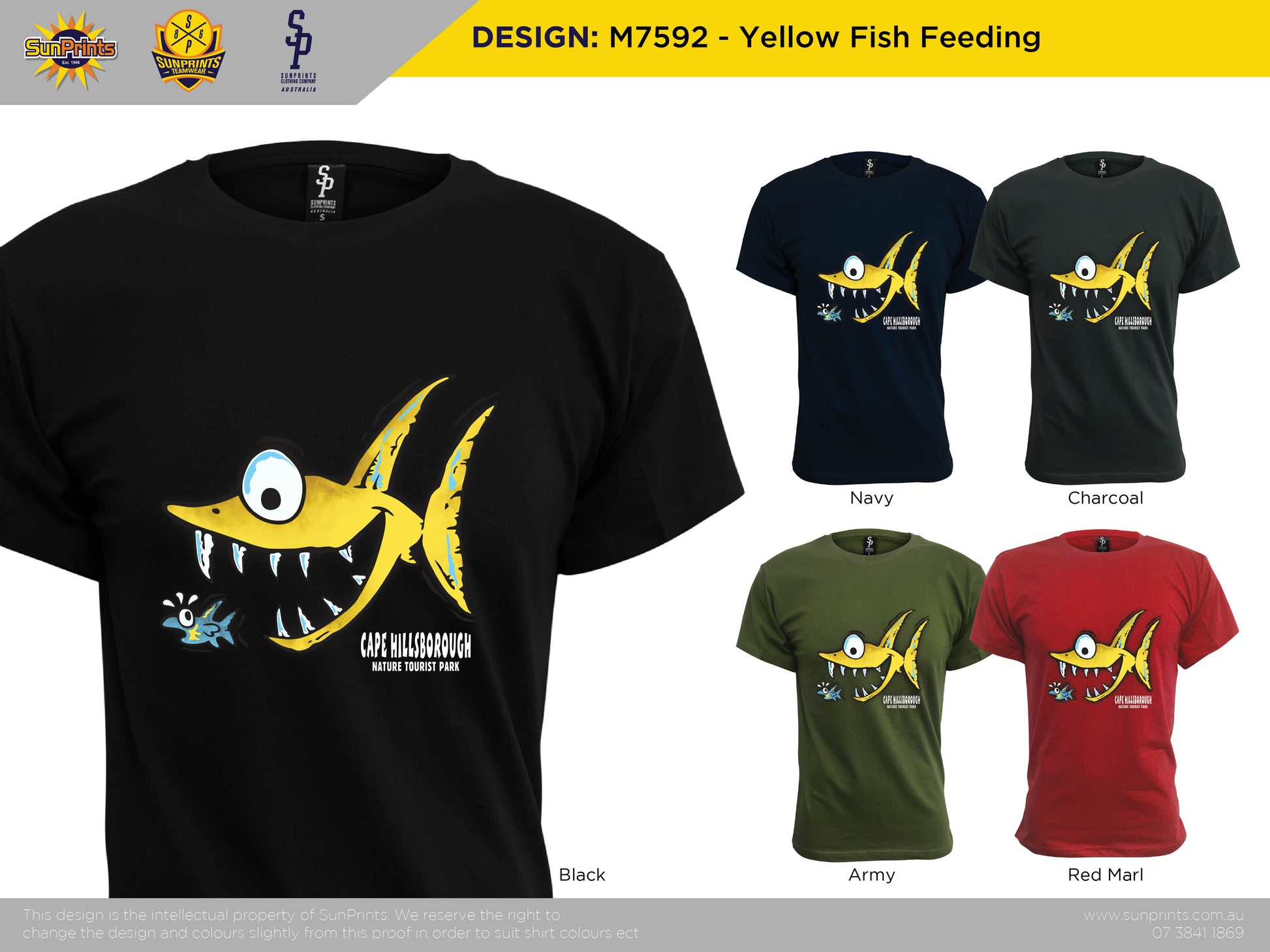 M7592 - Yellow Fish Feeding