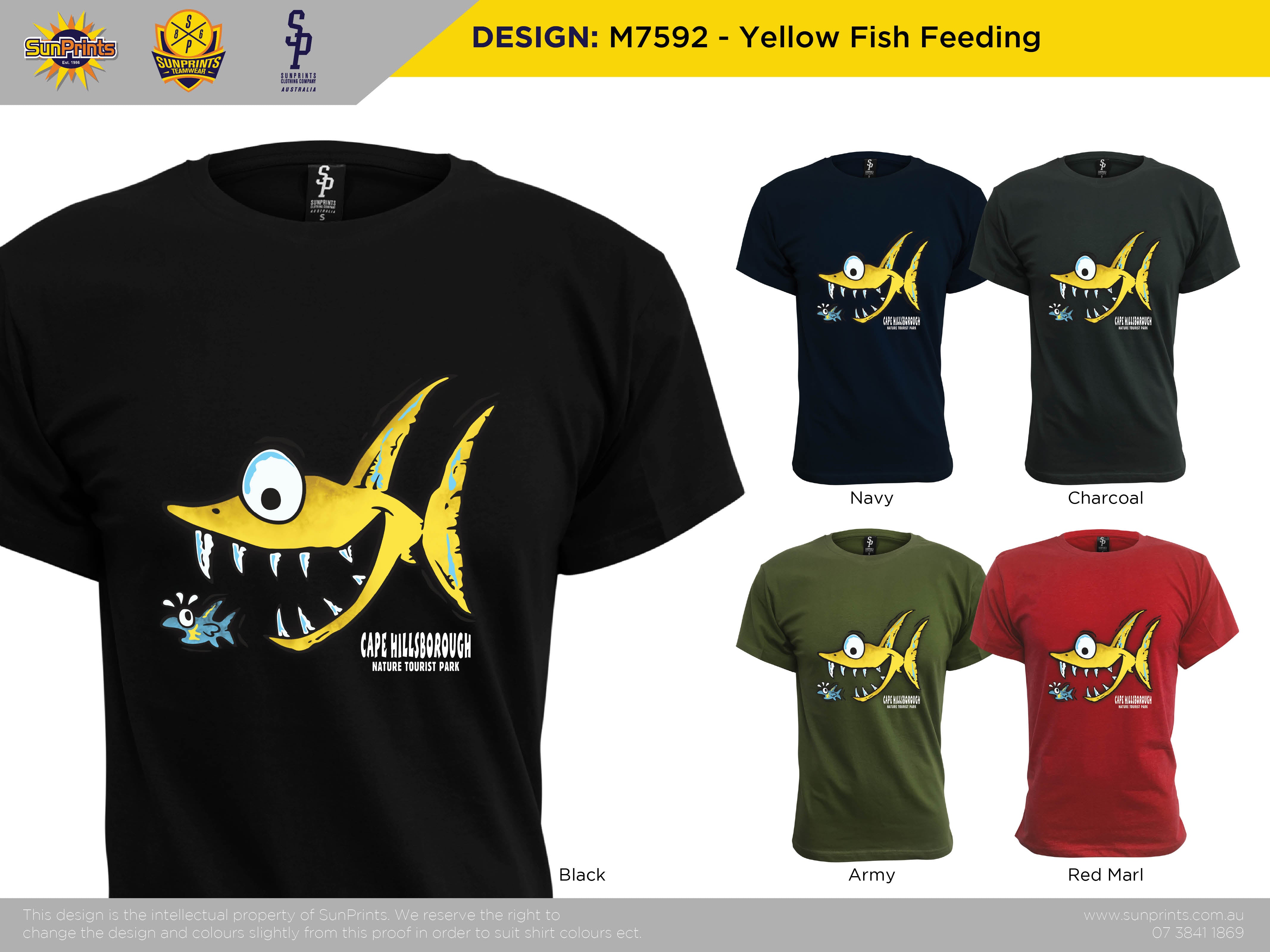 M7592 - Yellow Fish Feeding