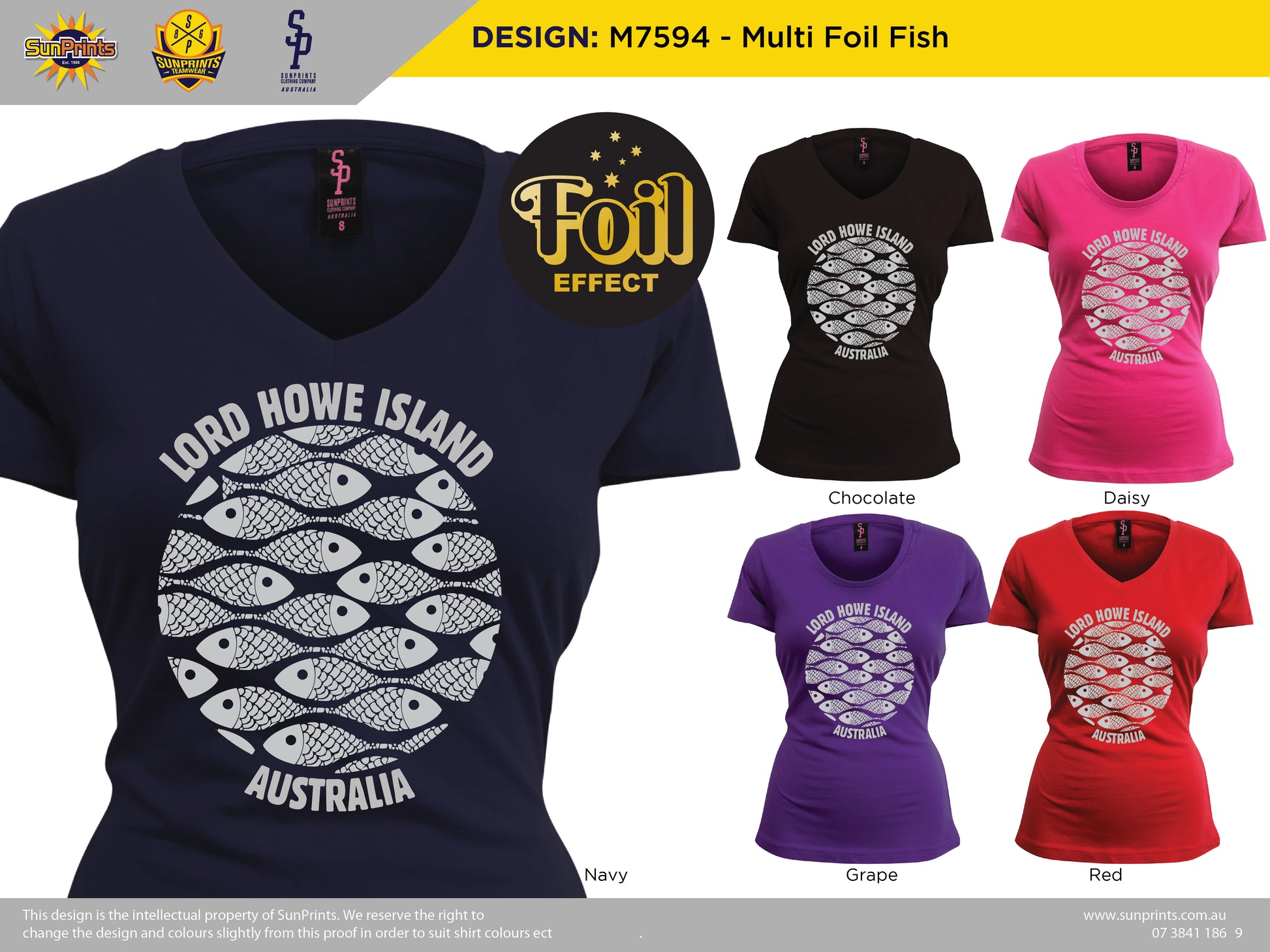 M7594 - Multi Foil Fish